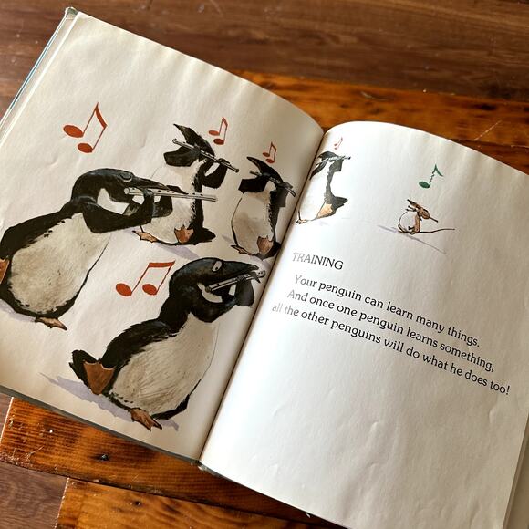 Vintage 1994 Far-Fetched Pets Your Pet Penguin Hardcover Book - Picture 7 of 9